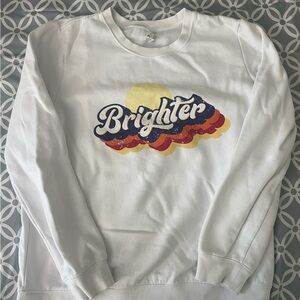 Zyia active brighter crewneck sweatshirt